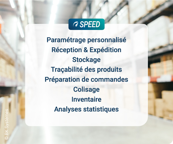 screenshot of Speed WMS
